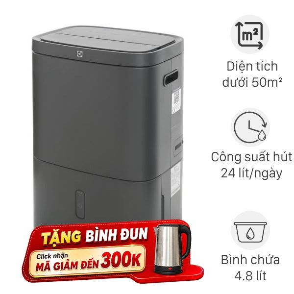 Máy hút ẩm Electrolux EDH12TRBD2