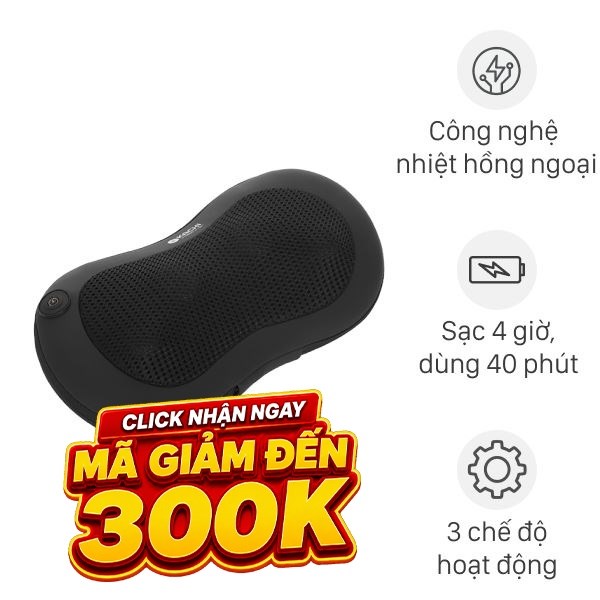 Gối massage đa năng Kachi MK343