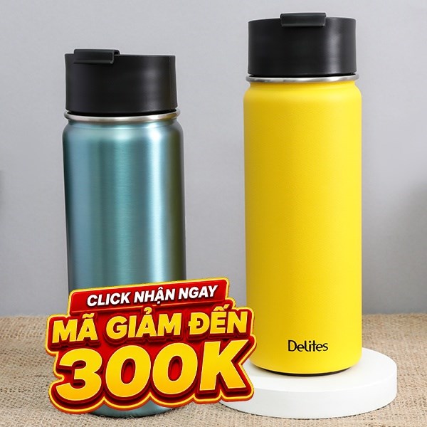 Bình giữ nhiệt nóng lạnh Inox 530 ml Delites Y1A
