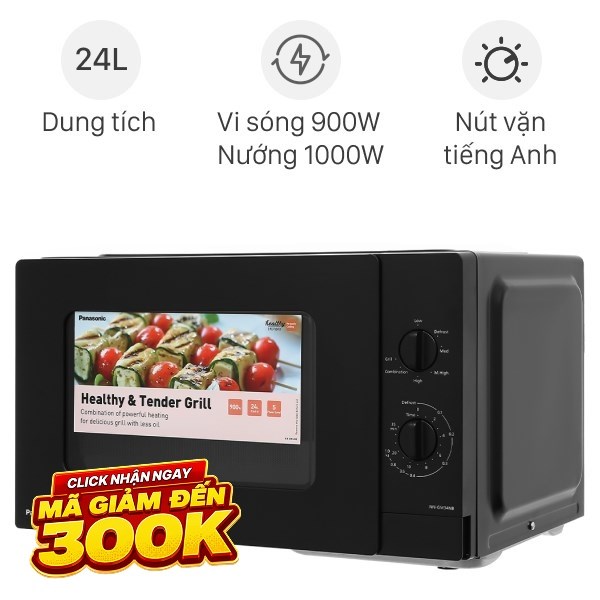 Lò vi sóng có nướng Panasonic NN-GM34NBYUE