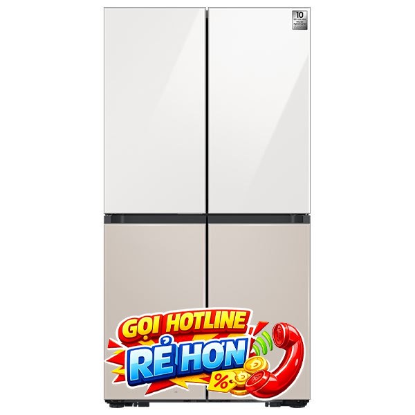 Samsung Inverter 648 lít Bespoke Door-in-Door RF59CB66F8S/SV