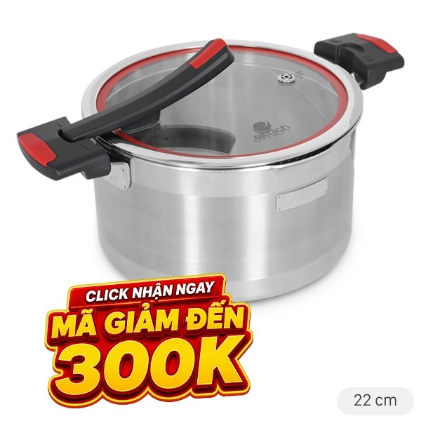 Nồi inox 3 đáy Elmich Milano EL-8084