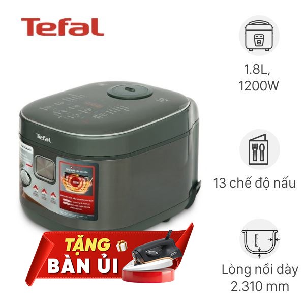 Nồi cơm điện cao tần Tefal 1.8 lít RK818A68