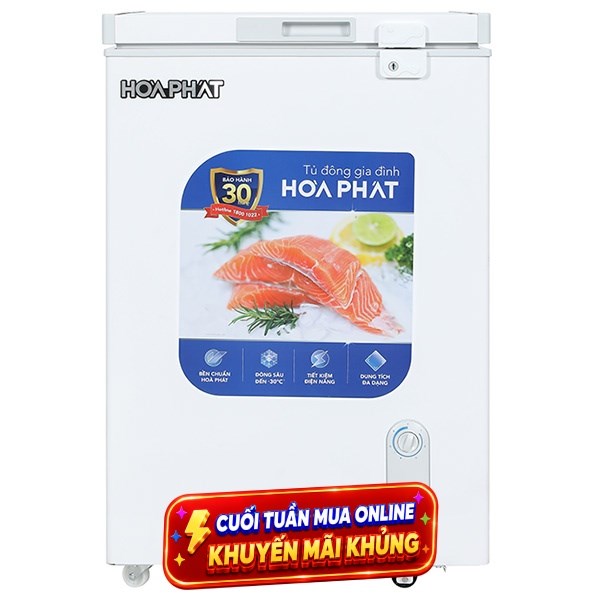 Tủ đông mini Hoà Phát  107 lít AN6107