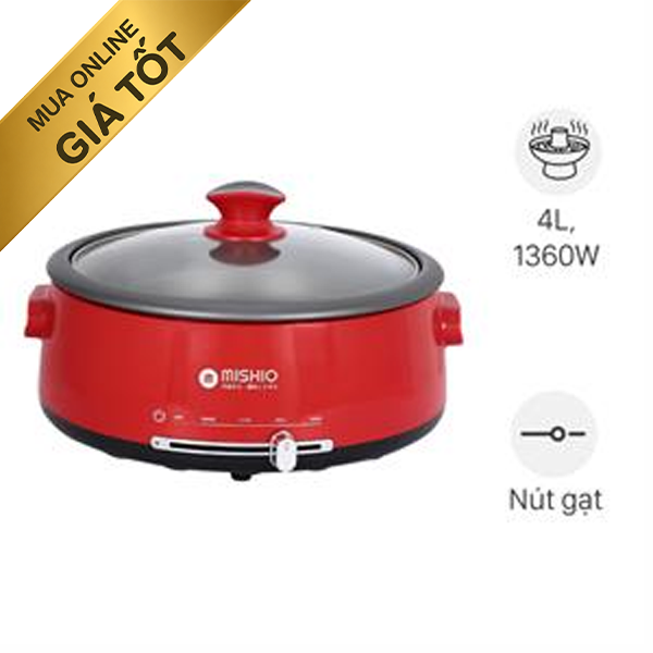 Nồi lẩu đa năng Mishio MK-348 4 lít