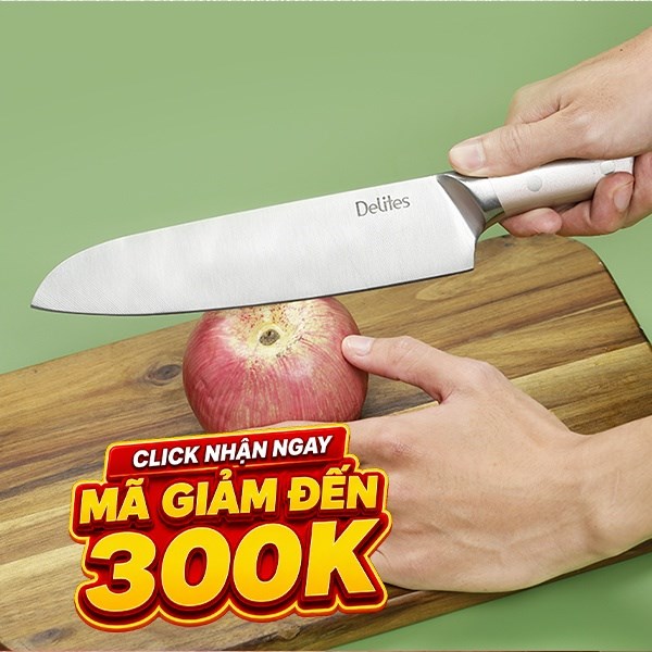 Dao thái inox Delites LK 2306