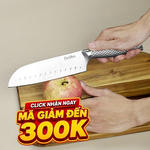 Dao thái inox Delites LK 2309
