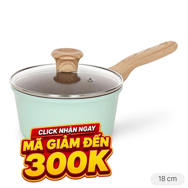 Quánh nhôm chống dính Green Cook GCS225-18IH