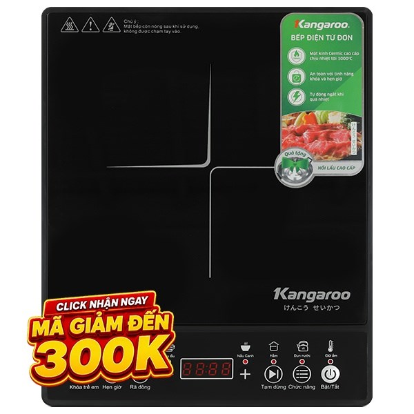 Bếp từ đơn Kangaroo KG18IC1 2000W