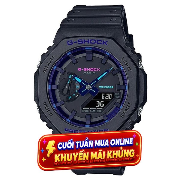 G-SHOCK 2100 45.4 mm Nam GA-2100VB-1ADR