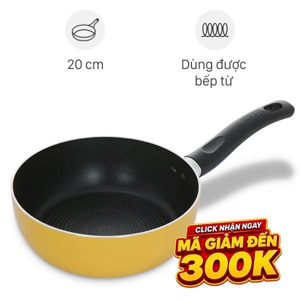 Chảo nhôm sâu chống dính đáy từ Supor H23110-SJ20