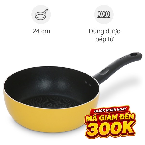 Chảo nhôm sâu chống dính đáy từ Supor H23110-SJ24