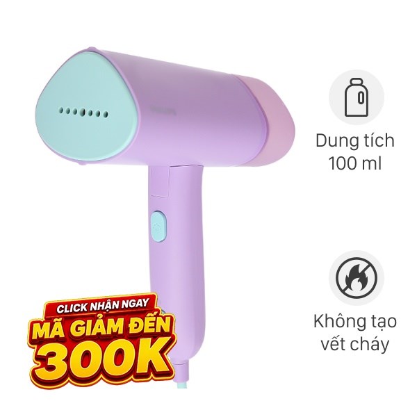 Bàn ủi hơi nước cầm tay Philips STH3010/30 1090W