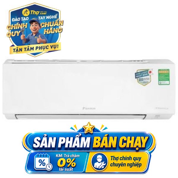 Daikin Inverter 1.5 HP ATKB35YVMV