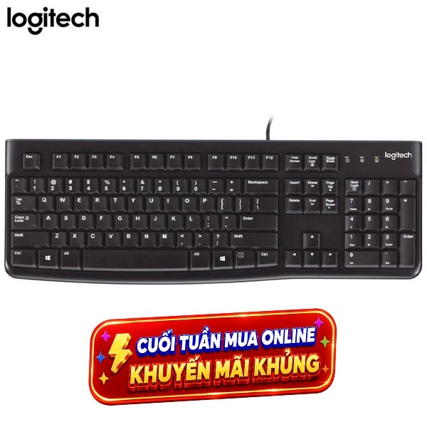 Bàn Phím Có Dây Logitech K120