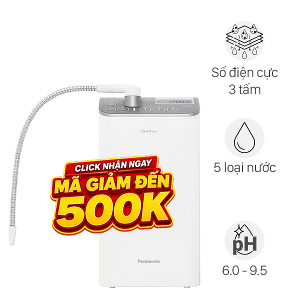 Máy lọc nước điện giải ion kiềm Panasonic TK-AS500-ZVN