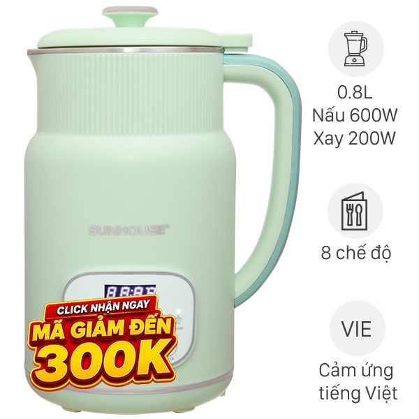Máy làm sữa hạt đa năng Sunhouse SHD5260