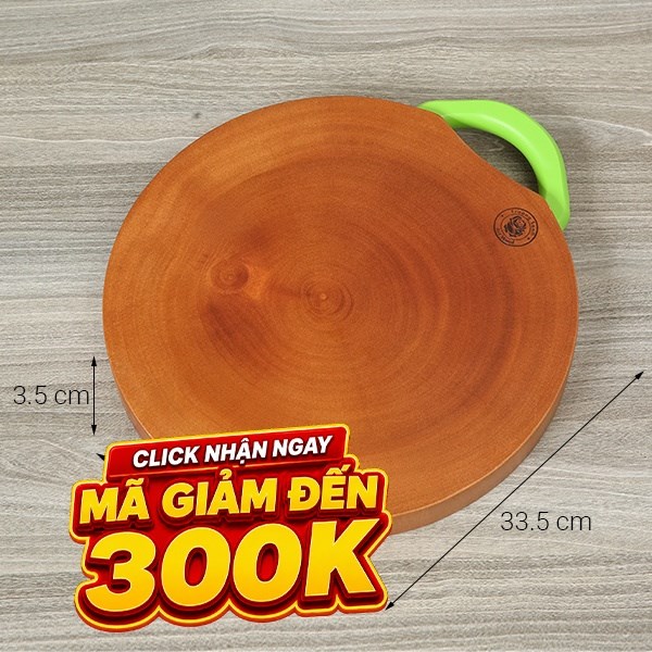 Thớt chặt gỗ tròn 30 cm Trường Sơn 300