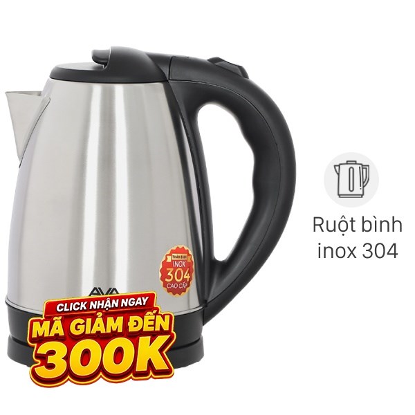 Bình đun siêu tốc AVA 1.7 lít KES4149