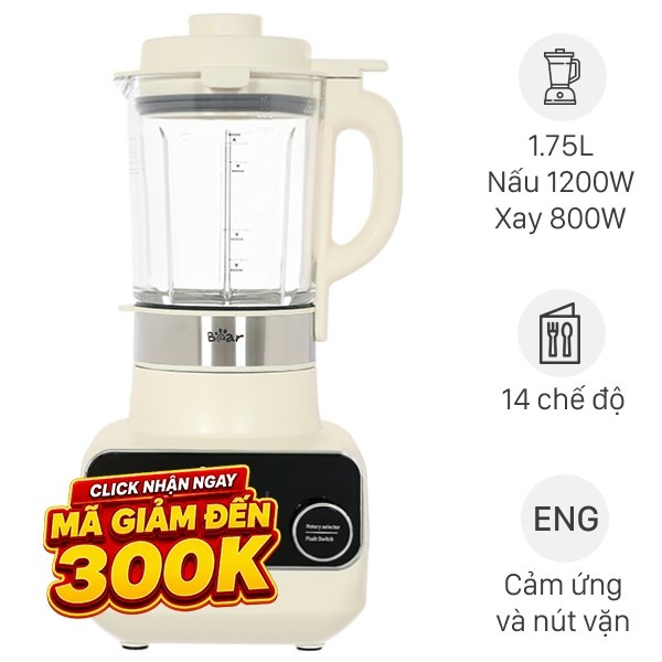 Máy làm sữa hạt đa năng Bear BCB-D17231W