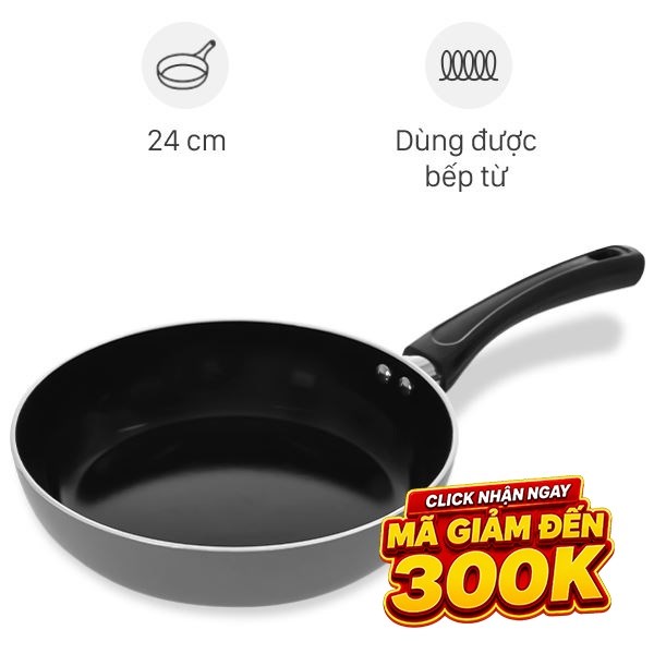 Chảo nhôm chống dính vân đá đáy từ Elmich Colosseum Y1 EL-3719