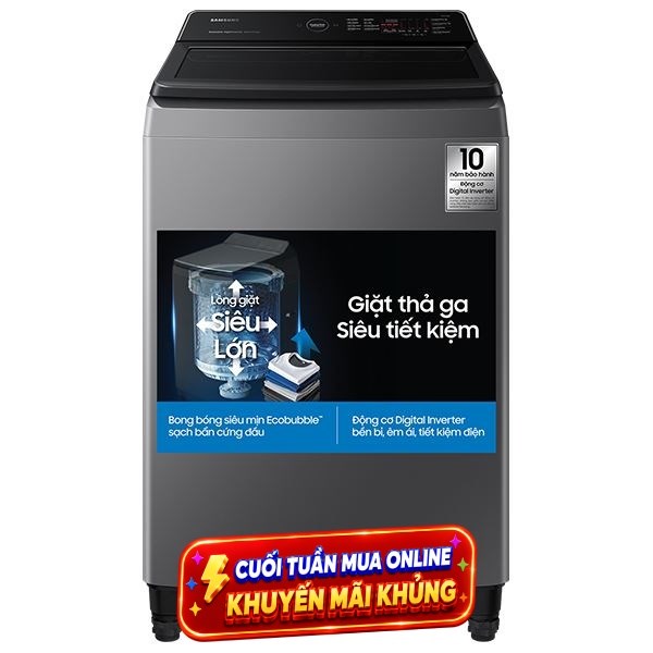 Samsung Inverter 17 Kg WA17CG6442BDSV
