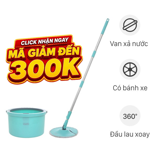 Bộ lau nhà tách nước bẩn Inochi Souji Plus HNK.LNTN.TRSJZZ2