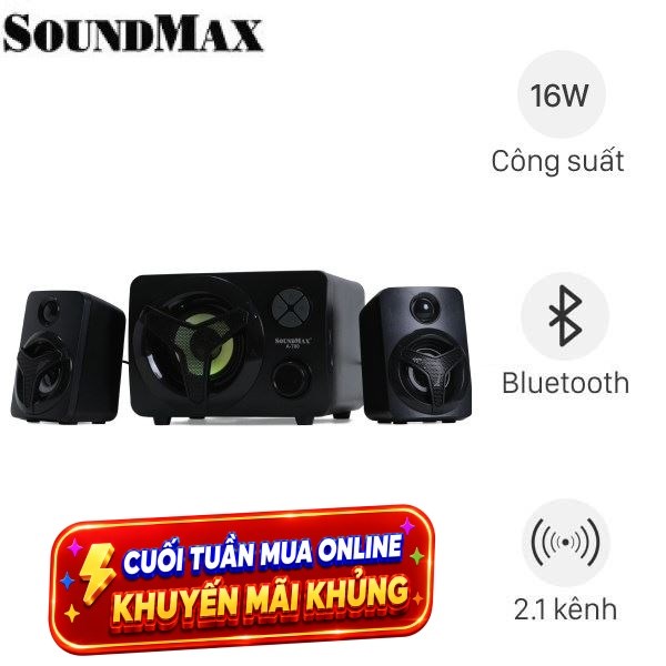 Loa vi tính Bluetooth Soundmax A700