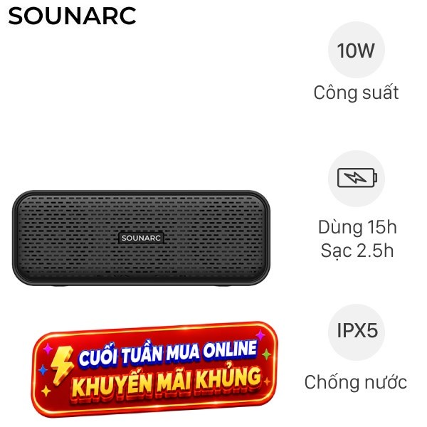 Loa Bluetooth Sounarc P2 Portable Speaker