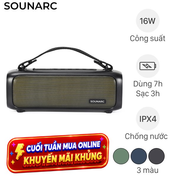 Loa Bluetooth Sounarc P3 Portable Speaker