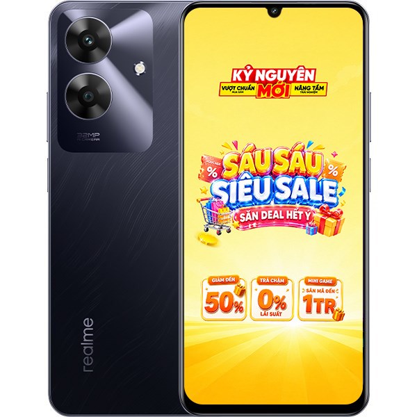 realme Note 60 4GB/64GB - Chính hãng, nhiều khuyến mãi