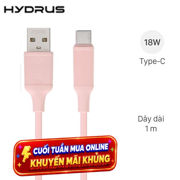 Cáp sạc nhanh 1m Hydrus CS-DC046