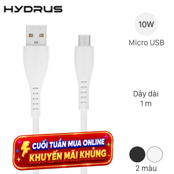 Cáp sạc 1m Hydrus CS-DC52