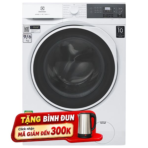 Electrolux Inverter Giặt 9 Kg - Sấy 6 Kg EWW9024P3WC