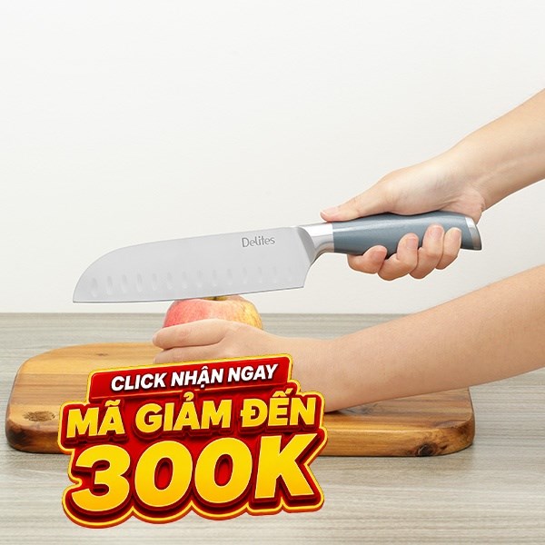 Dao thái inox Delites LK-2432