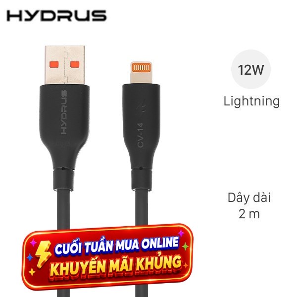 Cáp sạc và truyền dữ liệu 2m Hydrus CV-14