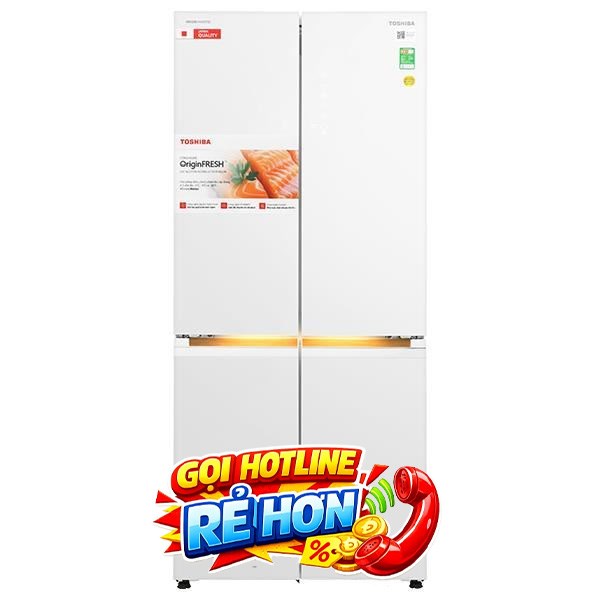 Toshiba Inverter 535 lít Japandi GR-RF695WI-PGV(67)