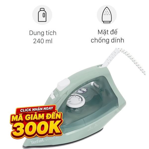 Bàn ủi hơi nước Tefal FV2C50E1 2180W