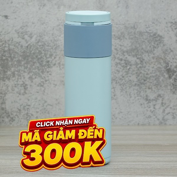 Bình giữ nhiệt nóng lạnh Inox 490 ml Lock&Lock LHC3275SBLU