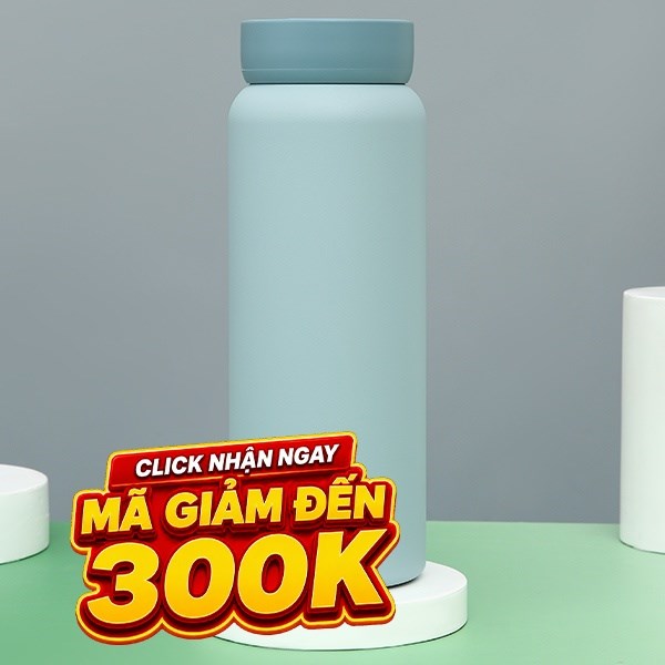 Bình giữ nhiệt nóng lạnh Inox 900 ml Lock&Lock LHC4300SBLU