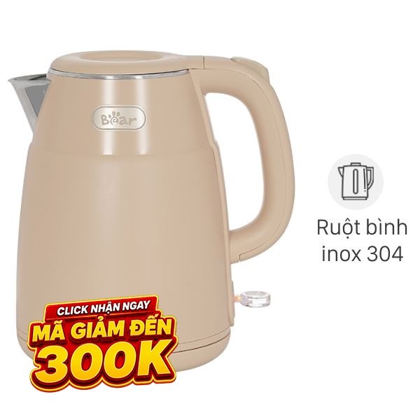 Bình đun siêu tốc Bear 1.5 lít ZDH-Q15C9