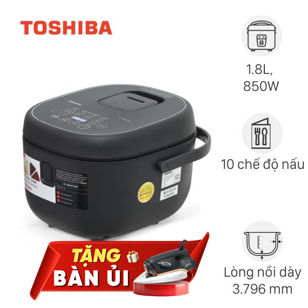 Nồi cơm điện tử Toshiba 1.8 lít RC-18DR4TVN(H)