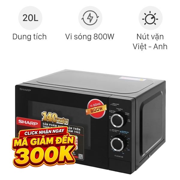 Lò vi sóng Sharp R-2029E-BK