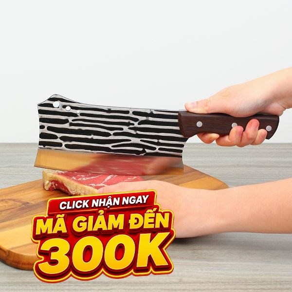 Dao chặt inox Delites CF7297