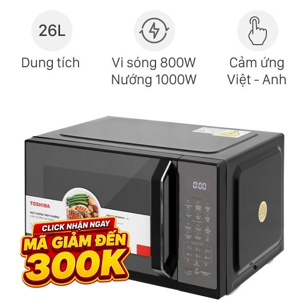 Lò vi sóng có nướng Toshiba MW3-EG26PE(BM)VN