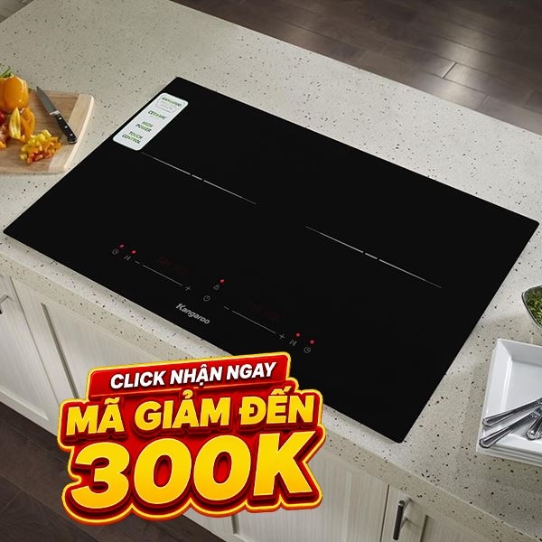 Bếp từ đôi âm Kangaroo KGIC38D1C 3800W
