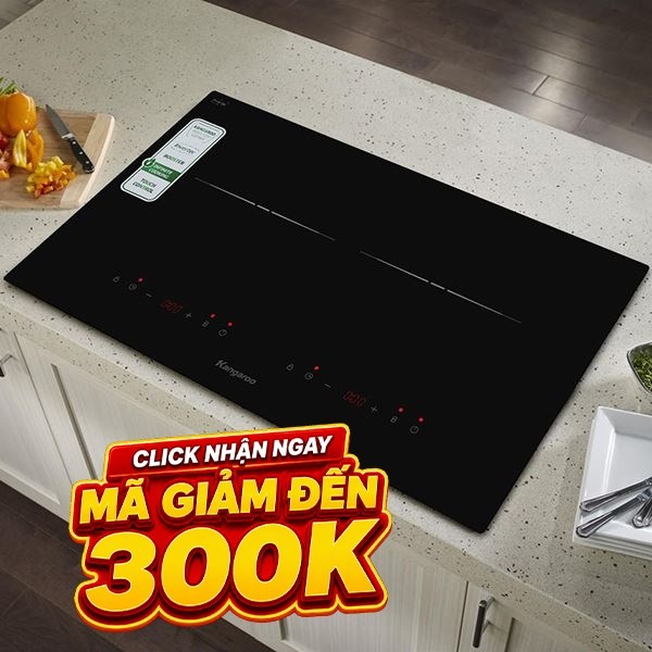 Bếp từ đôi âm Kangaroo KGIC50D1C 5000W