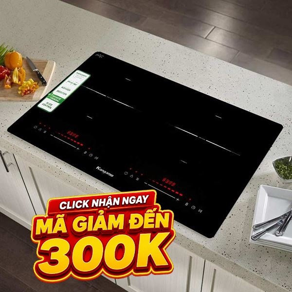 Bếp từ đôi âm Kangaroo KGIC44D1C 4400W