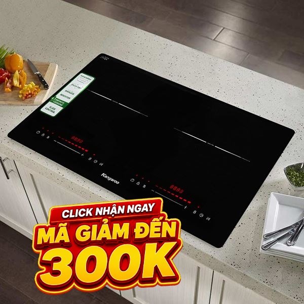 Bếp từ đôi âm Kangaroo KGIC48D1C 4800W