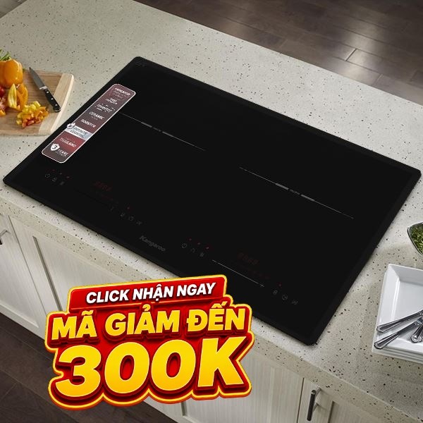 Bếp từ đôi âm Kangaroo KGIC44D1T 4400W